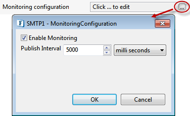 Monitoring configurations in Interaction Spec panel