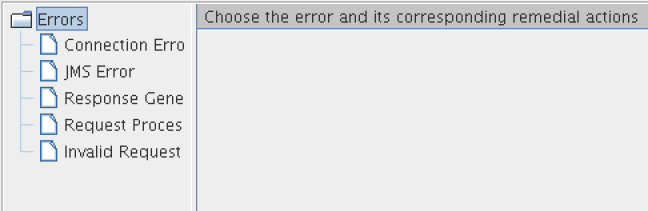 Error handling