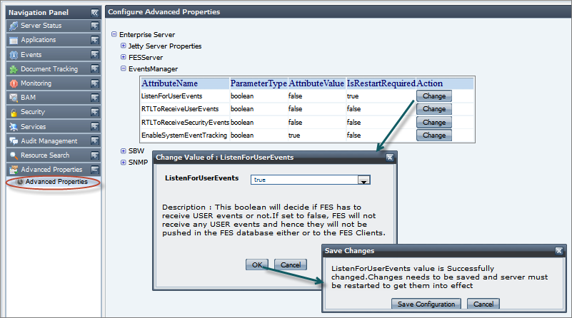 Enabling Dashboard Monitoring option through Dashboard