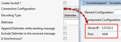 Socket Adapter Configuration in Client mode