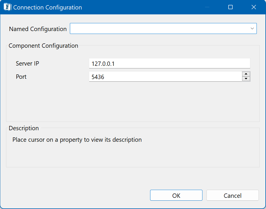 Connection Configuration dialog box