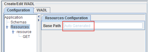 Base Path displayed as Auto Generated