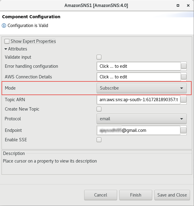 CPS configuration for Subscriber