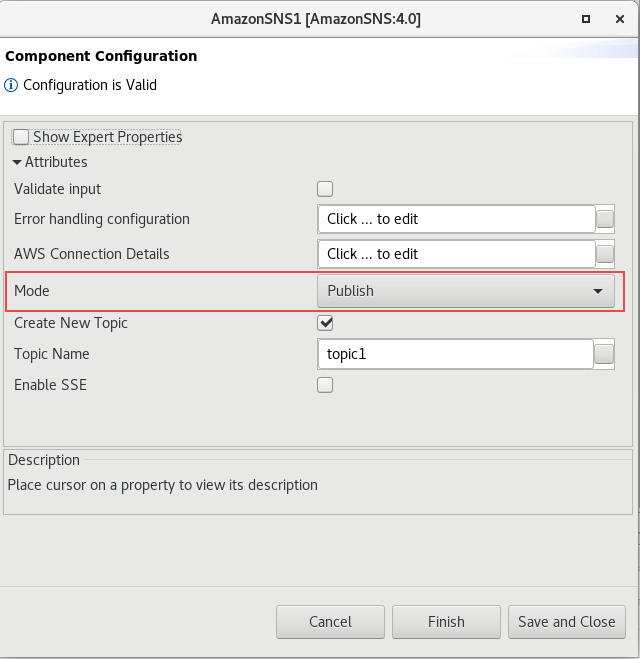 CPS configuration for Publisher