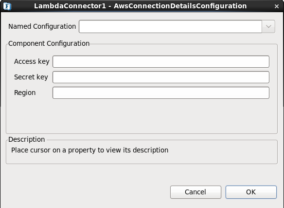 AWS Connection properties