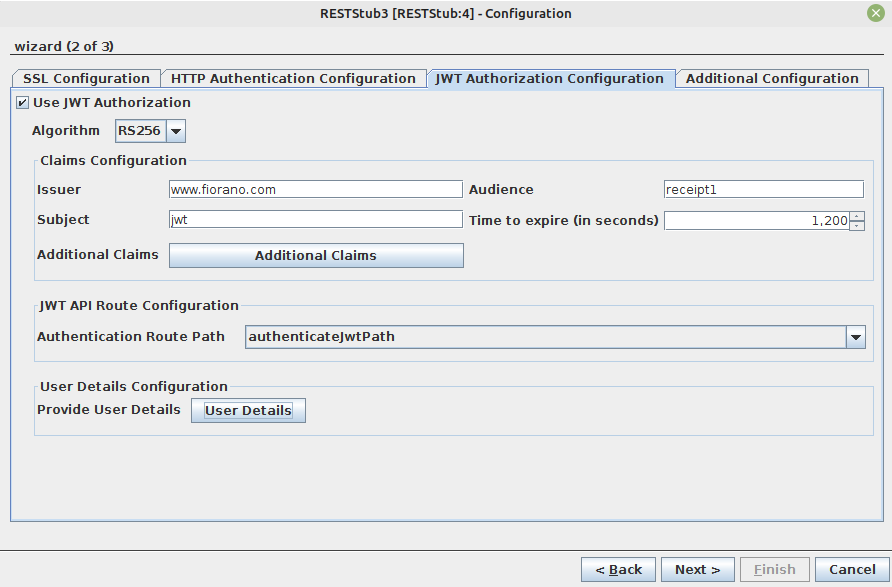JWT Authorization option