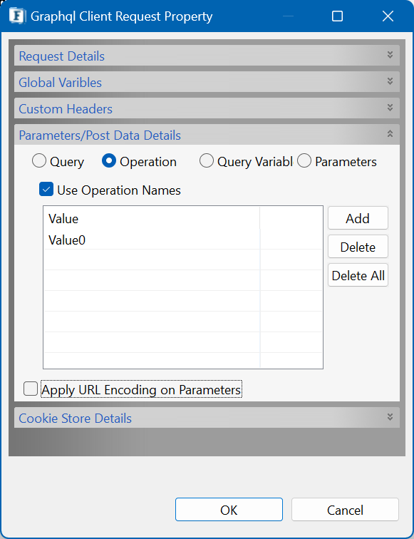 Graphiql Add Query Variables GraphQLClient | Documentation