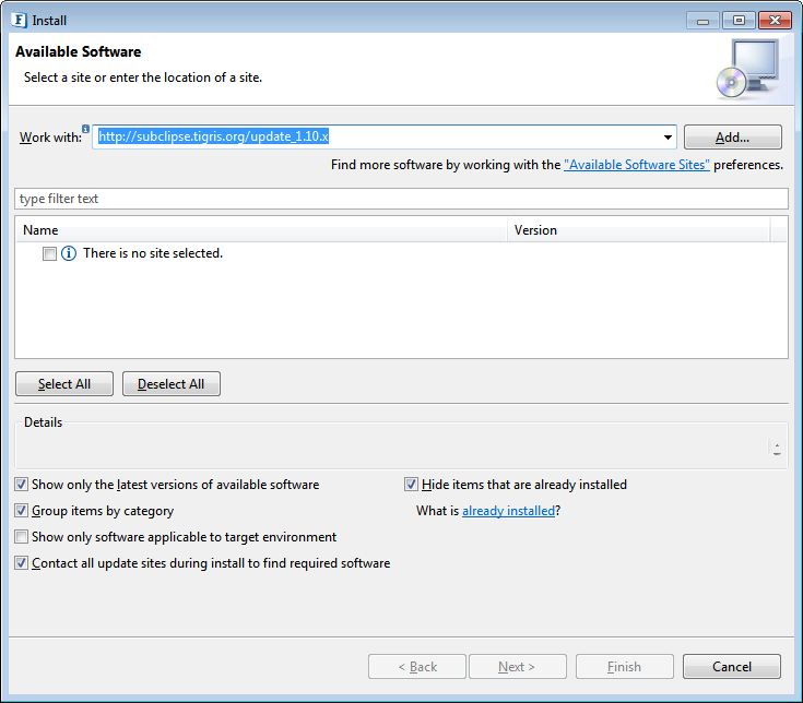 Adding URL to update the software.png